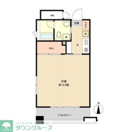 リバーフロントレジデンスの物件間取画像